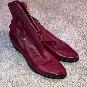 Franco Sarto Cowboy Booties
